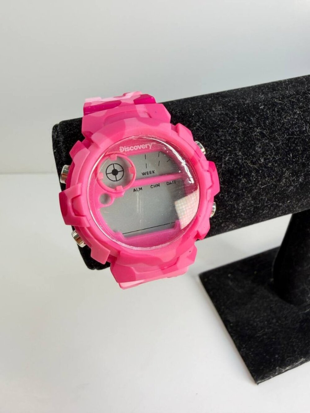 Discovery Digital Watch – Pink Camo Edition – Sport Style